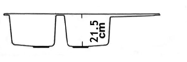  سینک توکار استیل البرز مدل 170